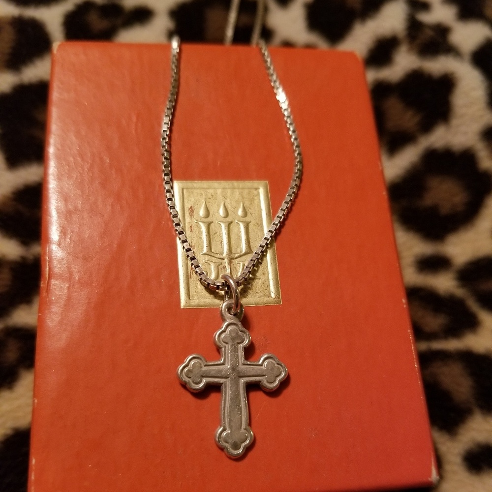 James Avery *Retired* silver cross pendant/charm